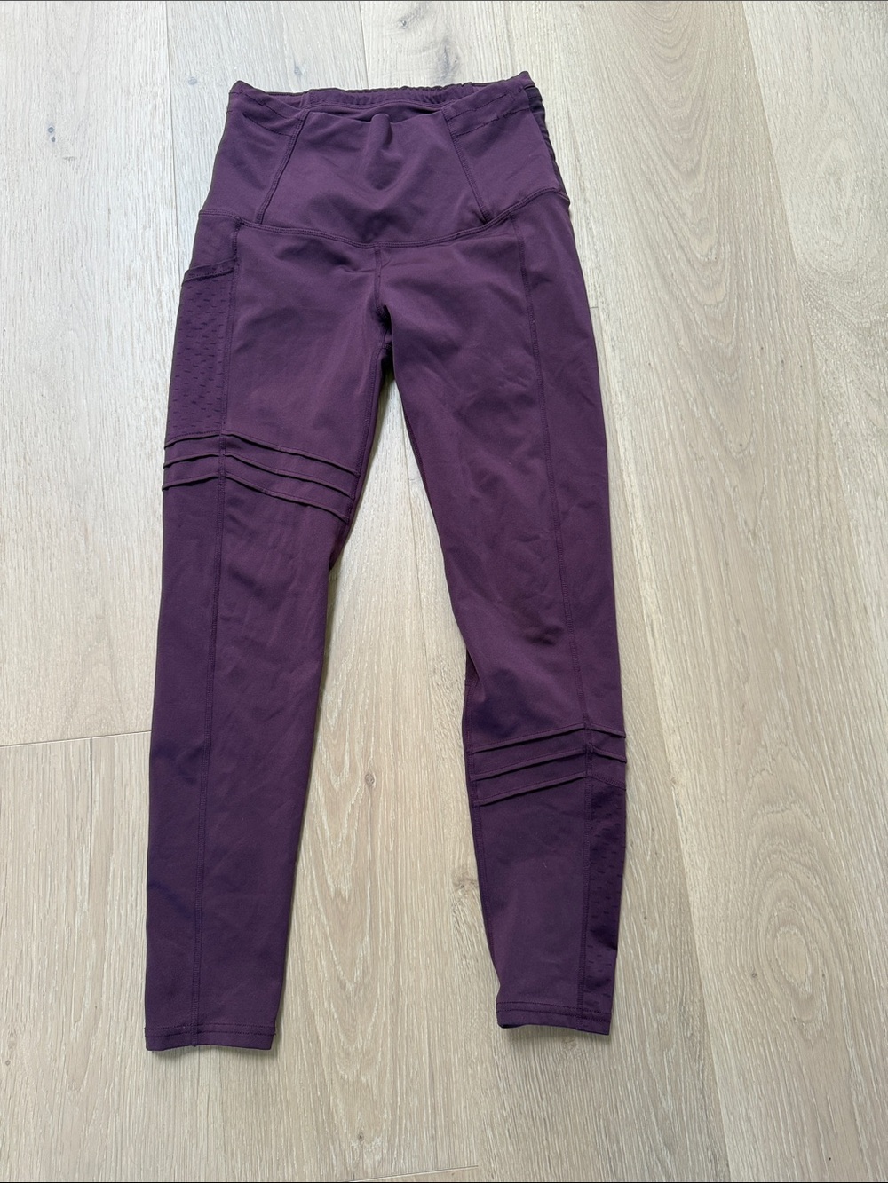 oiselle Plum Purple High-Waist Leggings